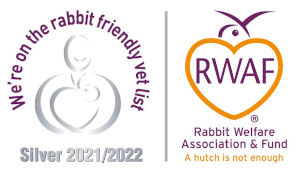 Rabbit friendly vet logo SILVER